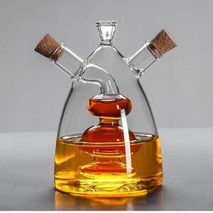 Corahe glass olive oil bottle